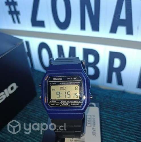 Reloj Casio vintage azul
