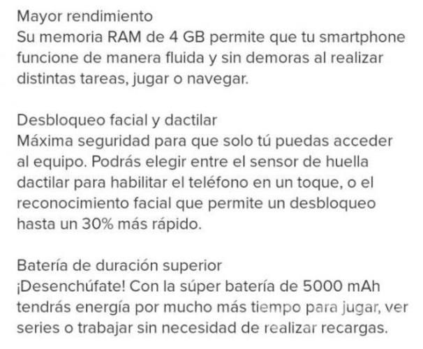 Celular con poco uso por solamente renovación