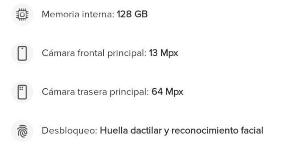 Celular con poco uso por solamente renovación