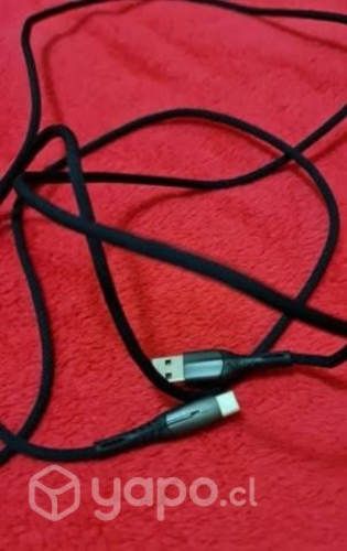 Cable Carga Rápida Celular 5.1 A USB a Tipo C 1 mt