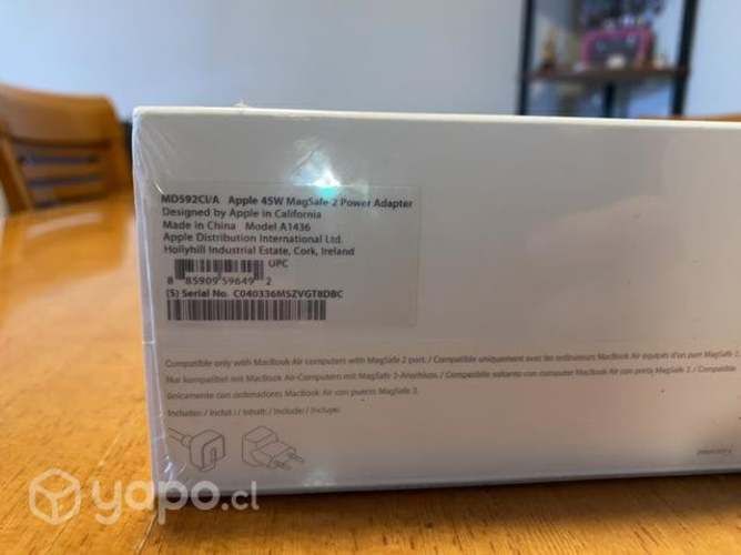 Cargador Macbook Air 45w ORIGINAL