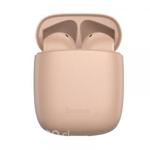 Audífonos Bluetooth Baseus Encok W04 Pro Rosado