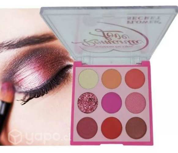 Sombras Flower Secret Presentacion 9 Colores Tono