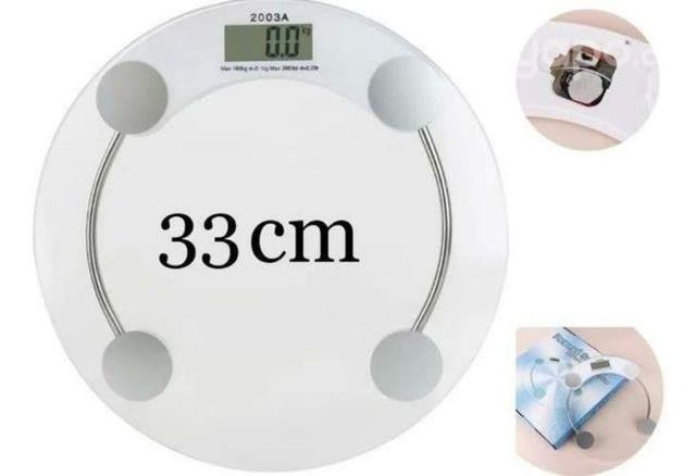 Pesa digital de baño incluye pila