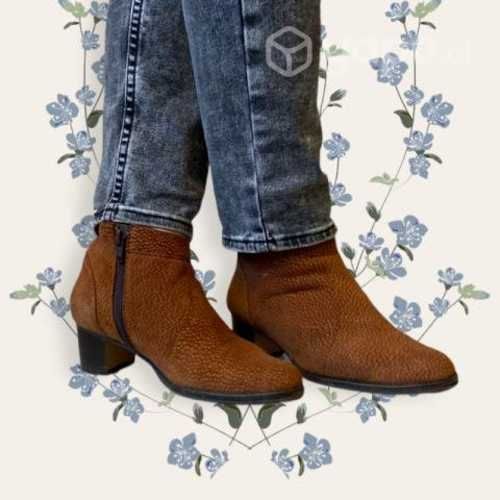 Botines de cuero de Carpincho