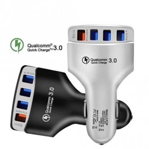 Cargador De Celular Auto 4 USB 3.1 A Carga Rapida