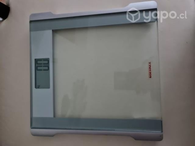Balanza soehnle transparente con gris