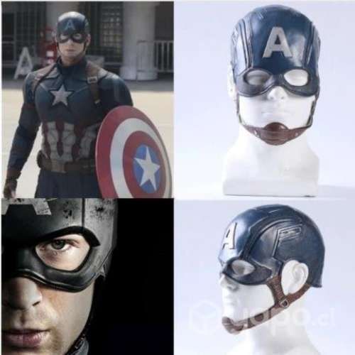 Mascara Latex SuperHeroe Capitan America Avengers