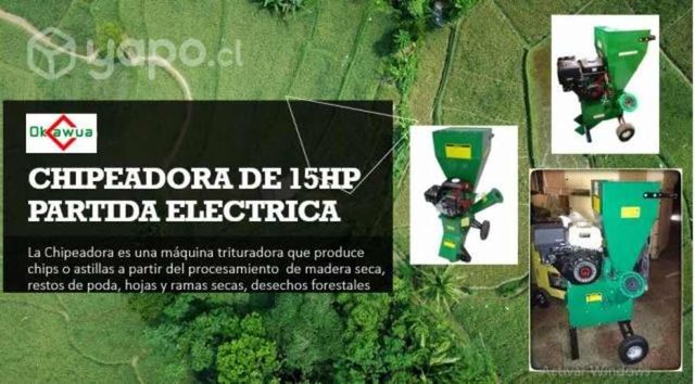 Chipeadora 15hp partida electrica