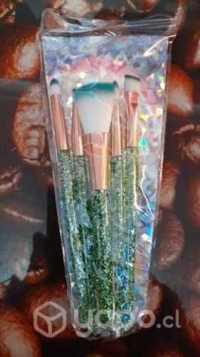 Set brocha maquillaje bolsa