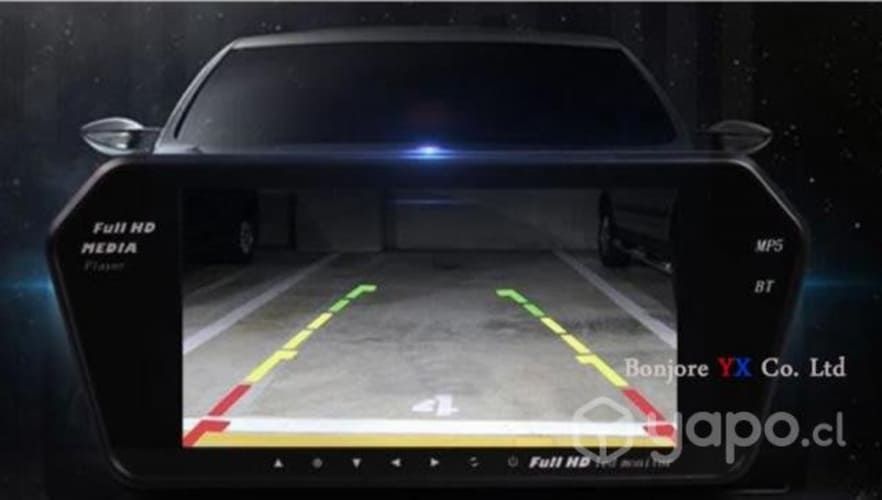 Monitor Multimedia Para Espejo Auto 7" Touch Usb