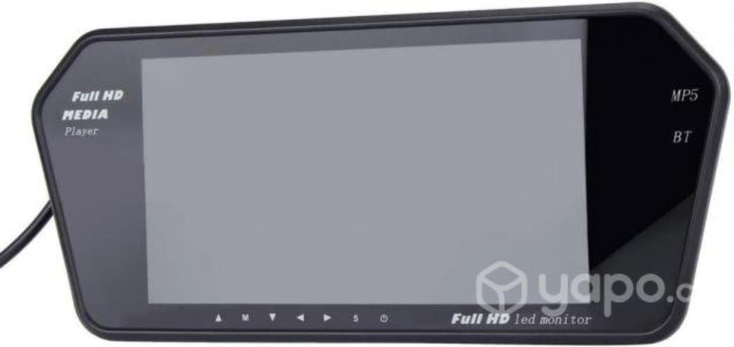 Monitor Multimedia Para Espejo Auto 7" Touch Usb