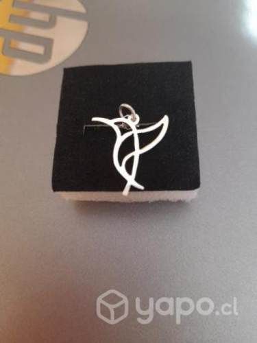 Collar de plata, diseño Colibrí