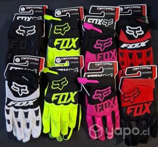 Guantes Fox para bicicleta y moto