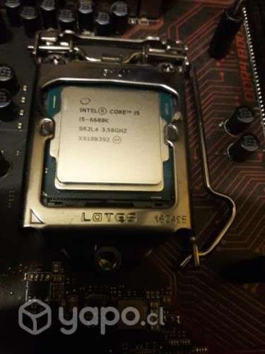 Placa Madre MSI Z170 Gaming M5 + Proce I5 6600K