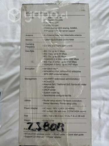 Router ASUS RT-AC3100