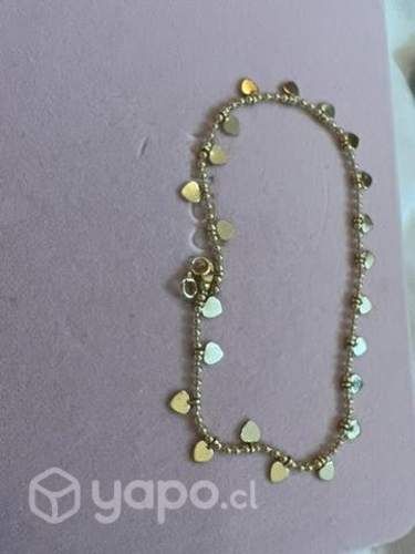 Tobillera corazones