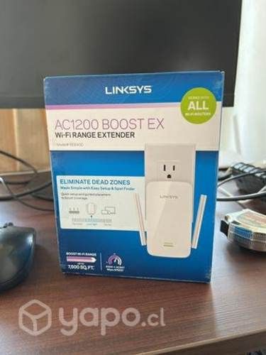 Repetidor wifi linksys AC1200 BOOST EX