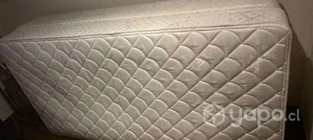 Cama plaza y media rosen + colchon