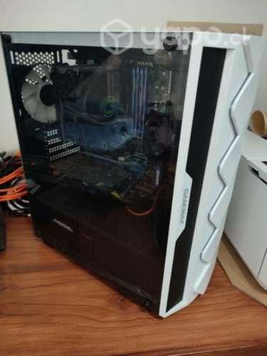 Gabinete ATX rgb con fuente de poder de 650 watt