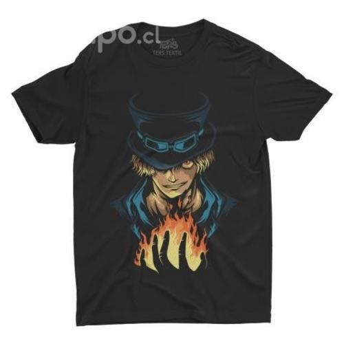 Polera Sabo One Piece Anime Hombre Mujer Niña Niño