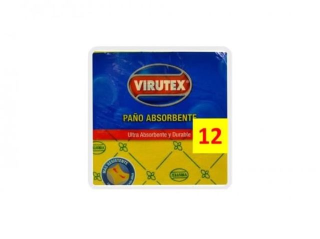 Paño Absorbente x12 VIRUTEX