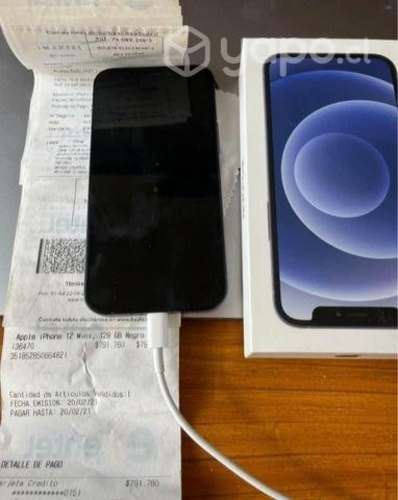 Iphone 12 mini black 128gb impecable