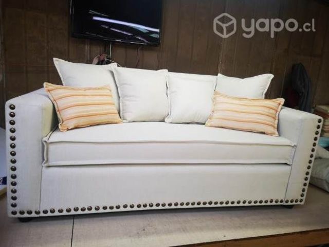 Sofá 3 cpos con resortes