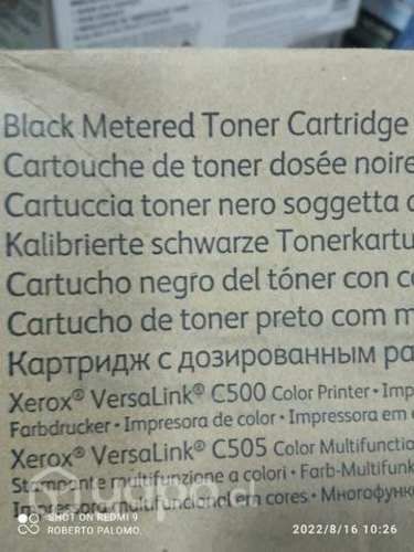 Toner xerox versalink c500/c505 black original de