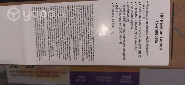 Notebook HP Pavilion 15-eh0005la