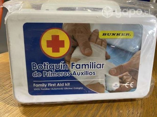 Botiquin Primeros Auxilios 10 personas/ 35 piezas