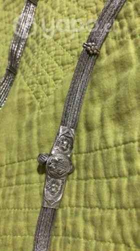 Cinturón antiguo de plata
