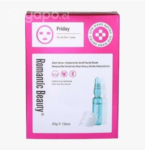 Mascarillas antiarrugas Romantic Beauty 12pcs