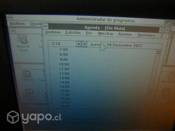 Computador notebook compaq antiguo