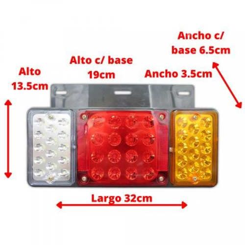 Farol Foco Trasero Led Multi Voltaje 12v 24v Camió