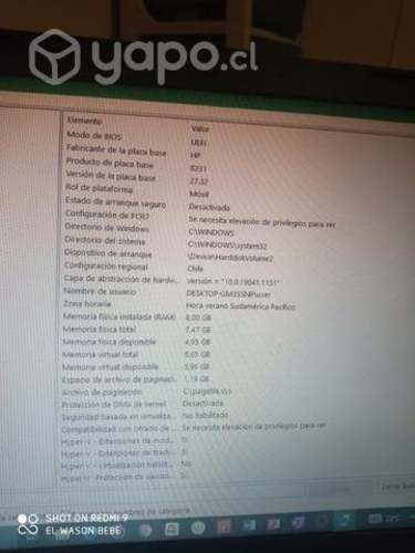 Notebook HP Laptop 2017