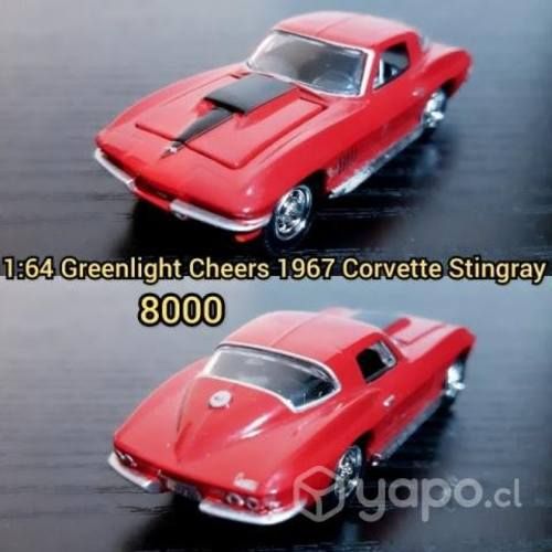 1:64 Diecast Greenlight 1967 Corvette Stingray