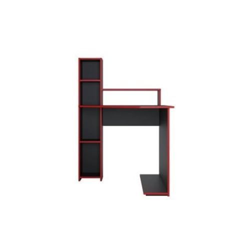 Escritorio Gamer (negro/rojo)