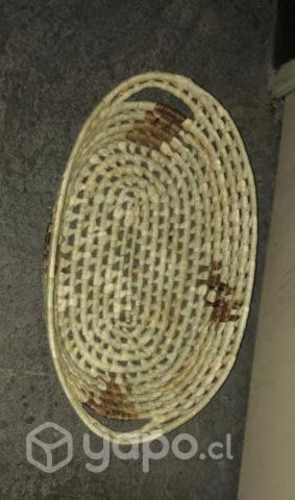 Canasto mimbre artesanal Chiloe