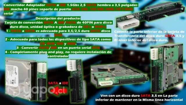 Adaptador SATA & IDE