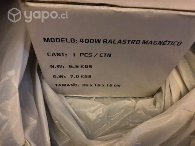 Balastro magnético 400w nuevo