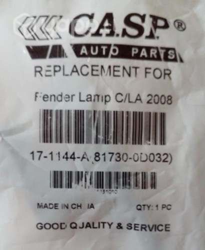 Intermitente lateral Toyota Corolla, Auris ltoe