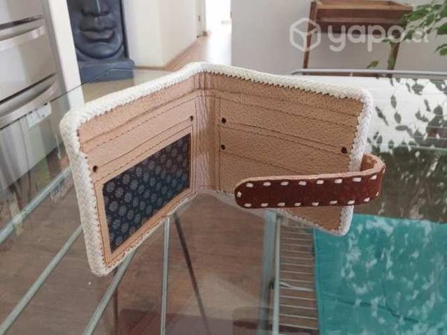 Billetera cuero natural