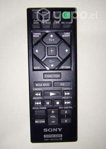 Control Remoto sistema Sonido Sony Original