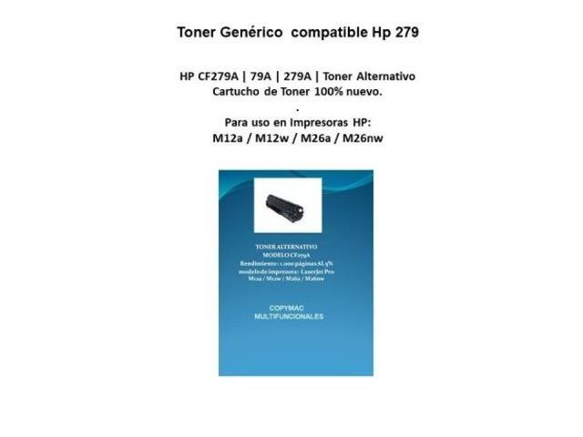 Toner alternativo cf279a