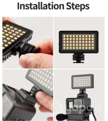 Luz 4 filtros de color 50 LED's para fotografía y