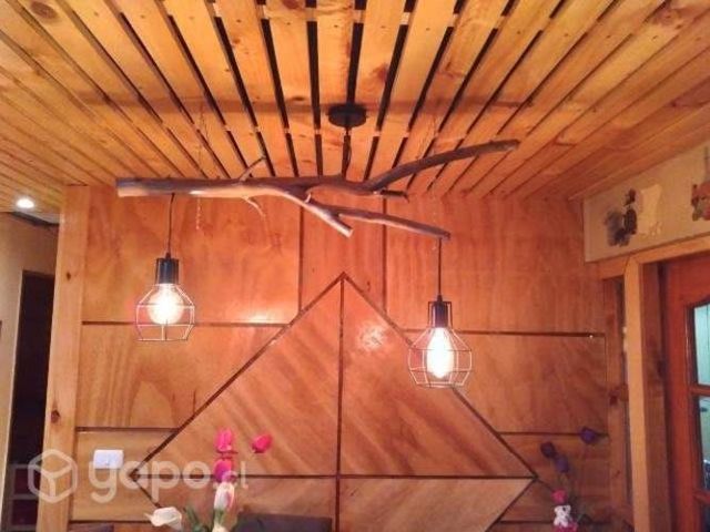 Lámpara rústica estilo vintage