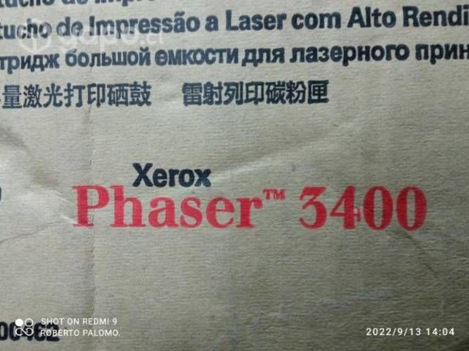 Toner phaser xerox 3400 black original
