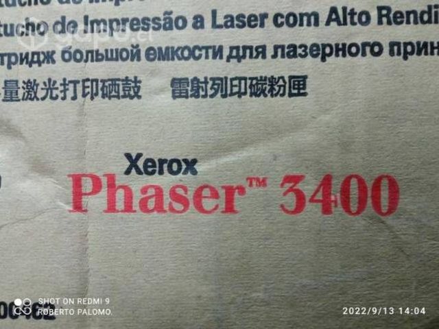 Toner phaser xerox 3400 black original