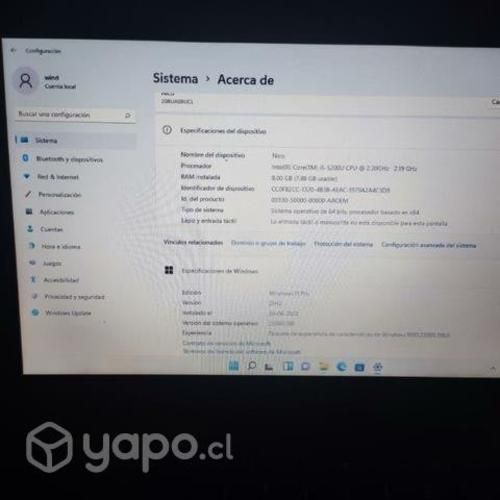 Notebook en buenas condiciones